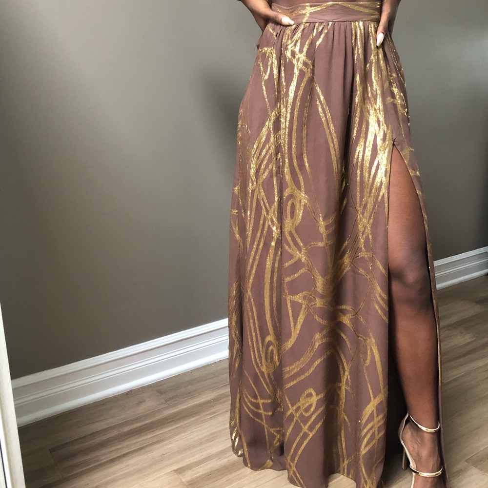 Rachel Zoe formal silk evening skirt - Picture 2 of 4